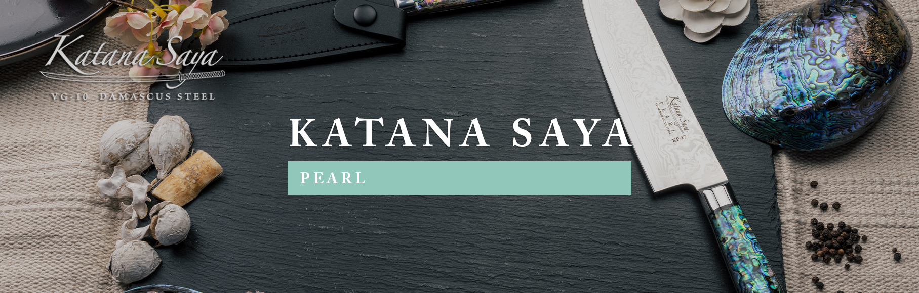 Katana Saya Pearl Product Banner