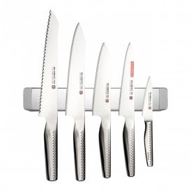 5 Piece Magnetic Rack Knife Set