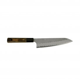 Aogami Super Steel Tsuchime Gyuto 210mm Wenge Black Buffalo Handle