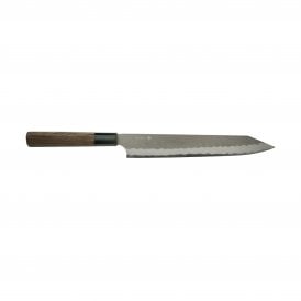 Aogami Super Steel Tsuchime Kiritsuke Sujhiki 255mm Wenge Black Buffalo Handle