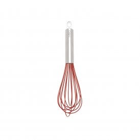 CUISIPRO Balloon Whisk (8 wires) 10/25.4cm Silicone Red