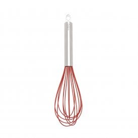 CUISIPRO Balloon Whisk (8 wires) 12/30.5cm Silicone Red