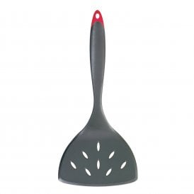 CUISIPRO Fiberglass Wide Turner Perforated 11.25/28.6cm Black
