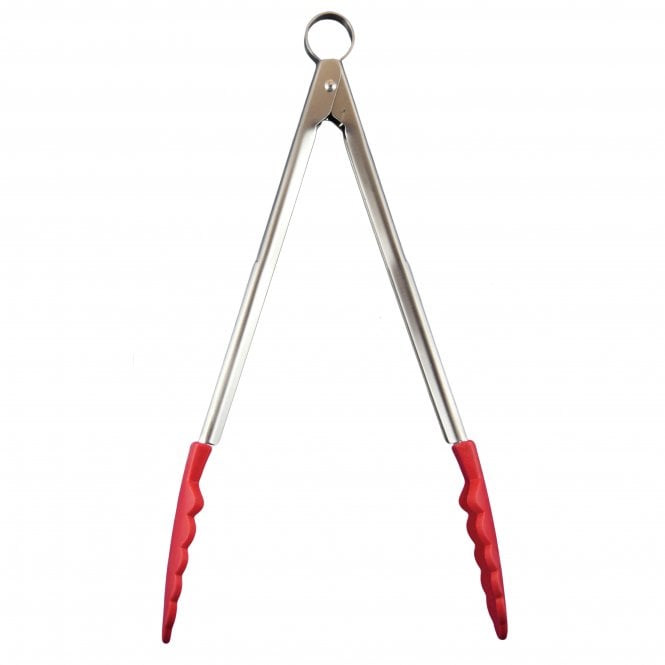 Cuisipro CUISIPRO Locking Tongs 12/30.5cm Silicone Red