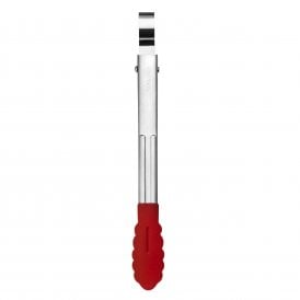 CUISIPRO PICCOLO Mini Tongs 7/18cm Silicone Red