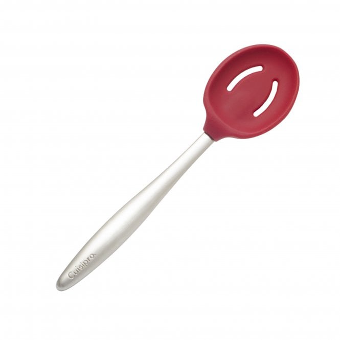 Cuisipro CUISIPRO PICCOLO Slotted Spoon 8/20cm Silicone Red