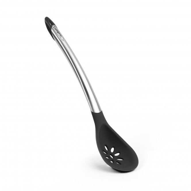 Cuisipro CUISIPRO Silicone Slotted Spoon 12/30.5cm Black (LFGB Silicone)