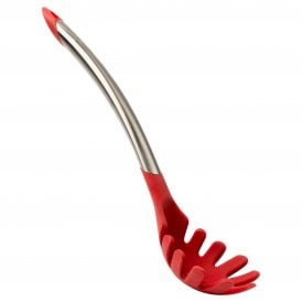 CUISIPRO Silicone Spaghetti Server 12.25/31cm Red (LFGB Silicone)
