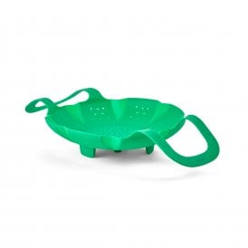 CUISIPRO Silicone Vegetable Steamer Green 16x9x3/41.7x23x7.5cm