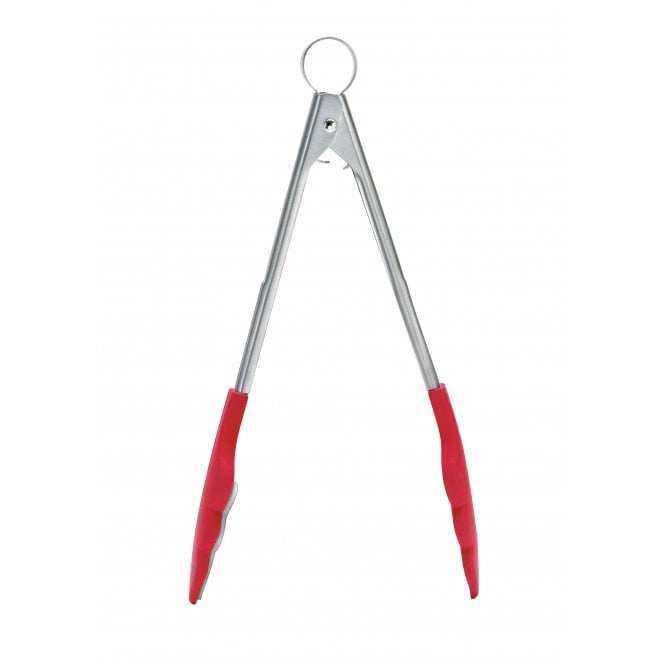 Cuisipro CUISIPRO Tongs with Teeth 12/30.5cm Silicone Red