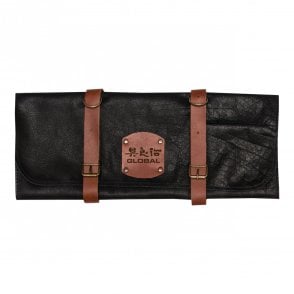 Global Accessories GL-4587/10 Global Deluxe Leather Knife Case - 10 Knives