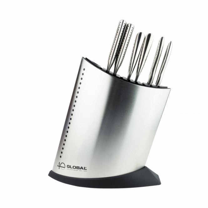 Global 40th Anniversary G-52AN7-B 7 Piece Knife Block Set