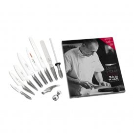Global 9 Piece Michel Roux Kitchen Knife Set