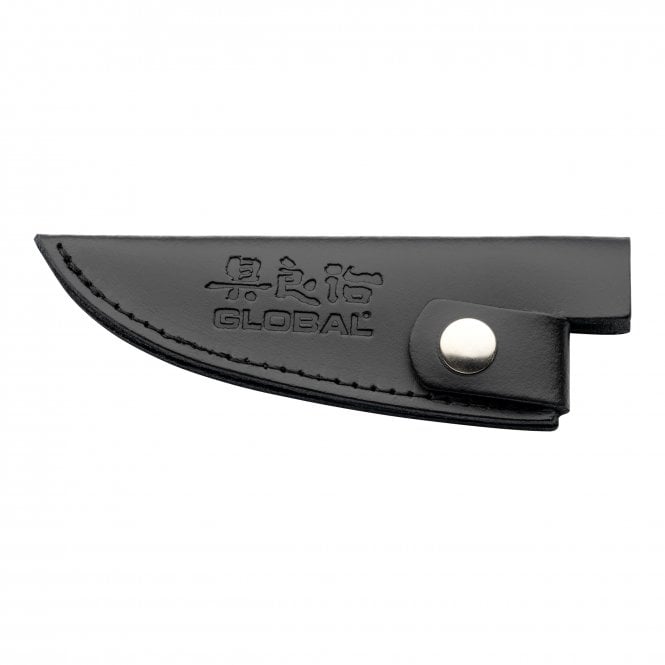 Global Accessories GSH-01/BK Global Small Black leather Knife Sheath