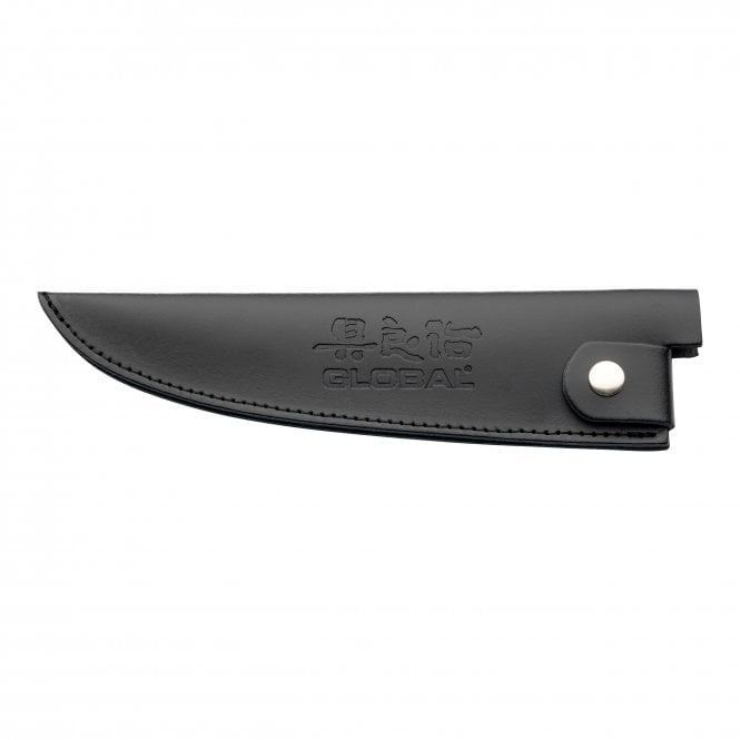 Global Accessories GSH-05/BK Global Large Black leather Knife Sheath