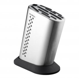 Global S/S Dotted Knife Block for up to 10 Global Knives
