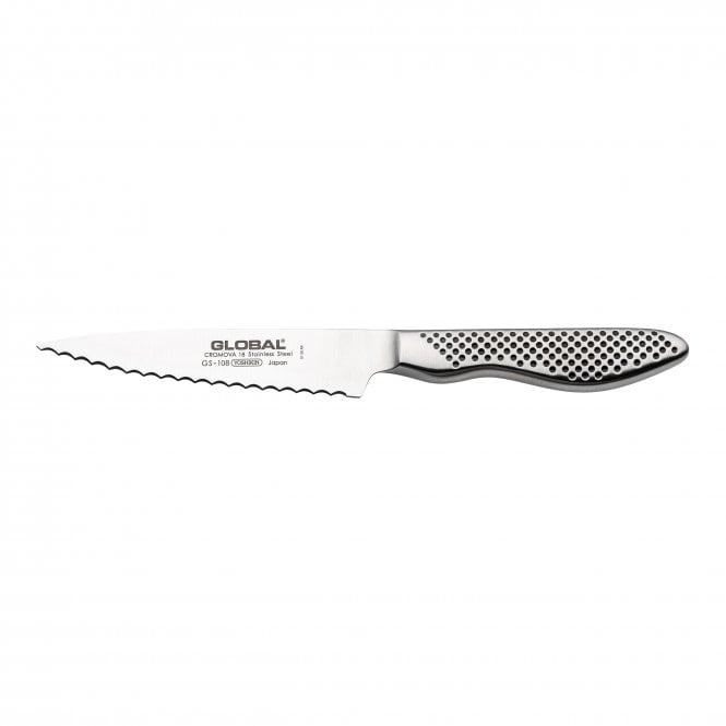 Global GS 12cm Utility Scalloped Blade