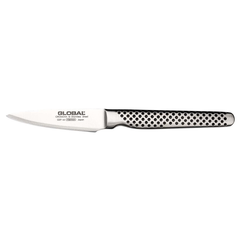 Global GSF-15 3-Inch Peeling Knife – 8cm Stainless Steel – Japanese Paring Knife – Open Box