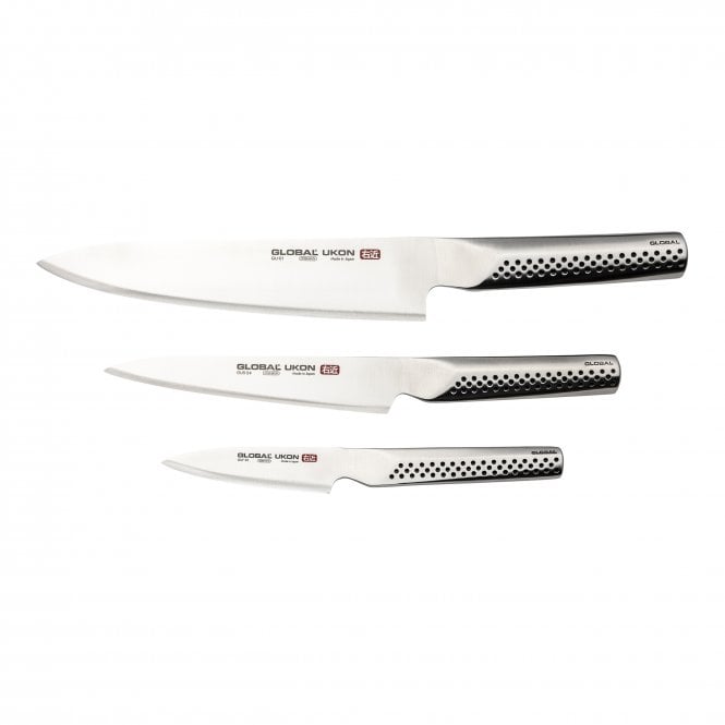 Global Ukon Global Ukon 3 Pce Knife Set