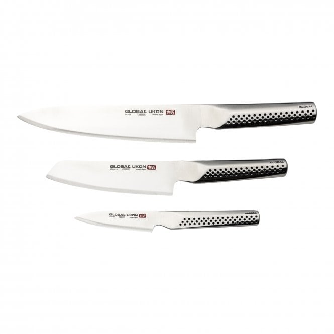 Global Ukon Global Ukon 3 Pce Knife Set