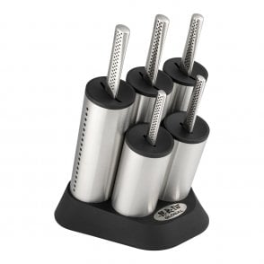 Global Ukon Engine Block  6pce Knife Block Set