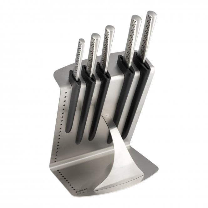Global Ukon Global GU-505/6B Ukon 6 Piece Knife Block Set