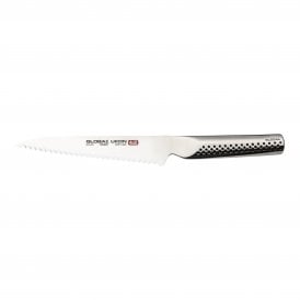 Global Ukon Utility Knife 15cm Serrated Blade