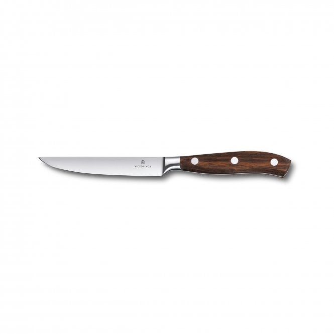 Grand Maitre Steak knife, 12cm, straight, wood
