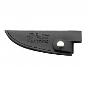 Global Accessories GSH-01/BK Global Small Black leather Knife Sheath