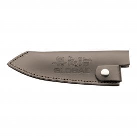 GSH-02/GR Global Medium Grey leather Knife Sheath