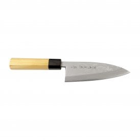 Hideo Kitaoka Shirogami 15cm Deba Knife