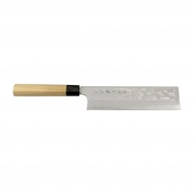 Hideo Kitaoka Shirogami 21cm Usaba Knife