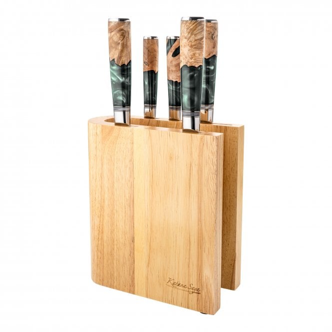Katana Saya Elements KEG-600/6B 6 Piece Knife Block Set - Rainforest