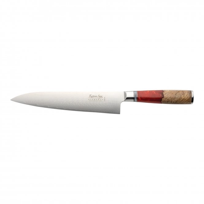 Katana Saya Elements KER-04 20cm Gyuto Knife - Volcanic Red