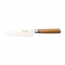 Katana Saya Olivewood Santoku Knife 12cm