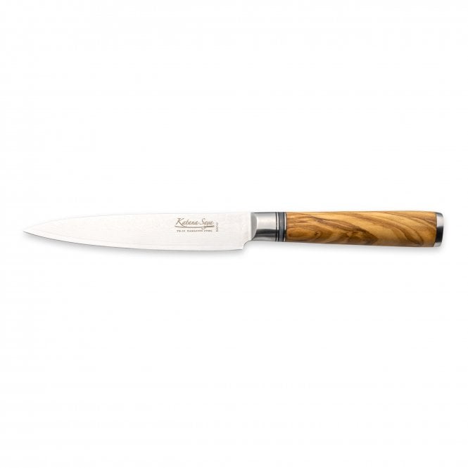 Katana Saya Olive Wood Katana Saya Olivewood Utility Knife 12cm