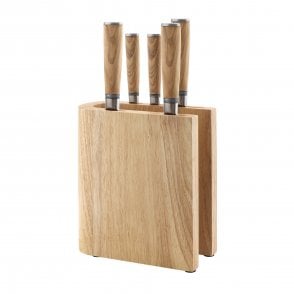 Katana Saya Olive Wood Katana Saya Olivewood 6 Piece Knife Block Set