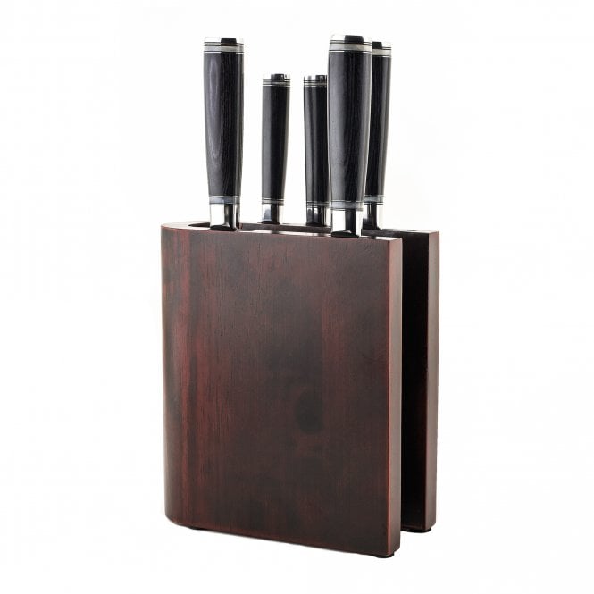 Katana Saya Pakkawood Katana Saya Pakkawood 6 Piece Knife Block Set (KSL-11,12,15,16,17)
