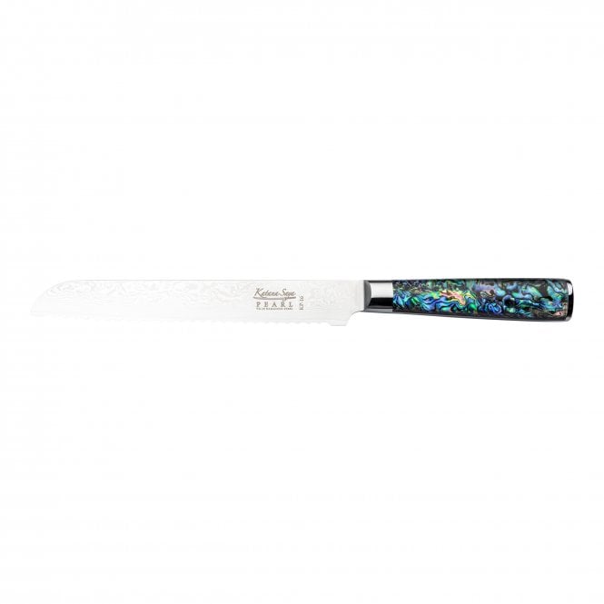 Katana Saya Pearl KP-16 20cm Bread Knife Damascus finish