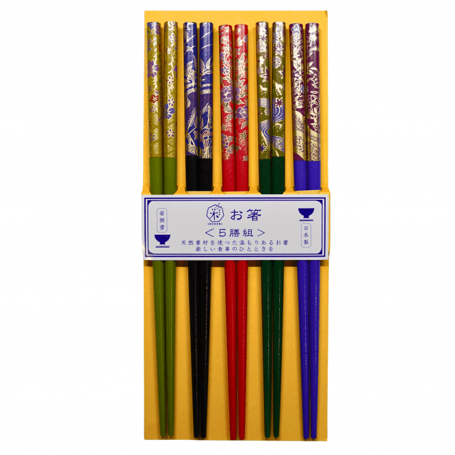 Kawai Nuriyuzen 5 Piece Chopsticks
