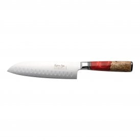 KER-02 18cm Santoku Knife - Volcanic Red