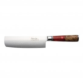 KER-03 18cm Nakiri Knife - Volcanic Red