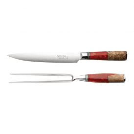 KER-2015/2 2 Piece Carving Knife Set - Volcanic Red