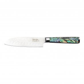 KP-01 12cm Santoku Knife Damascus finish
