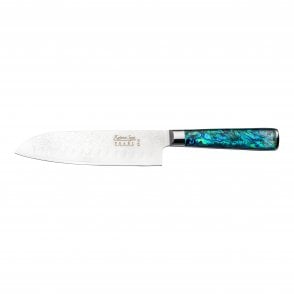 KP-02 18cm Santoku Knife Damascus finish