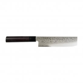 Kyusakichi 69 Layered Damascus  ZA-18 Steel Blade 16.5cm Nakiri Knife