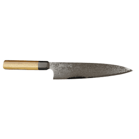 Kyusakichi 69 Layered Damascus ZA-18 Steel Blade 21cm Gyuto Knife