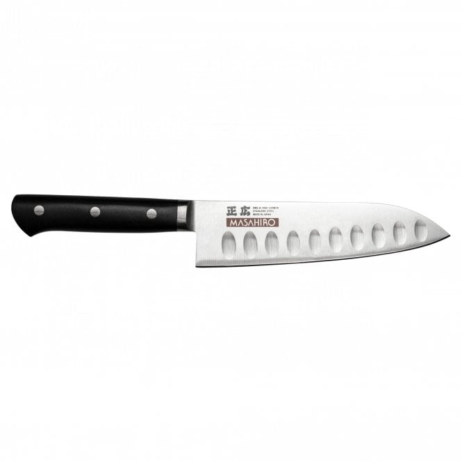 Masahiro MV-H MH-993 Santoku Knife Fluted 18cm