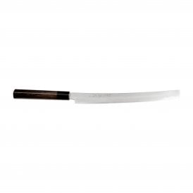 Masanobu Okada 27cm Damascus Takobiki Knife