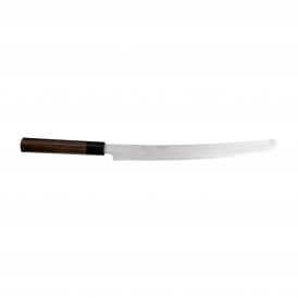 Masanobu Okada 30cm Damascus Takobiki Knife
